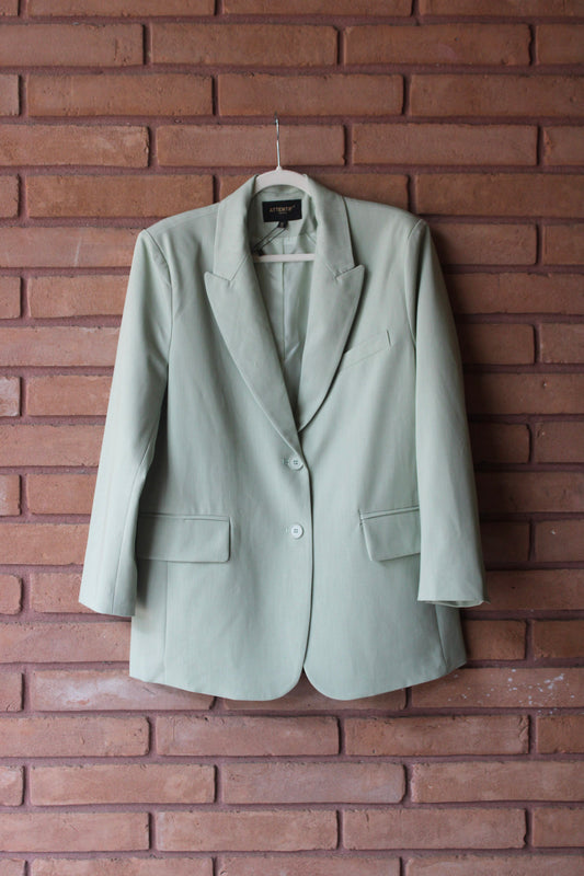 The Boyfriend Blazer in Pistachio