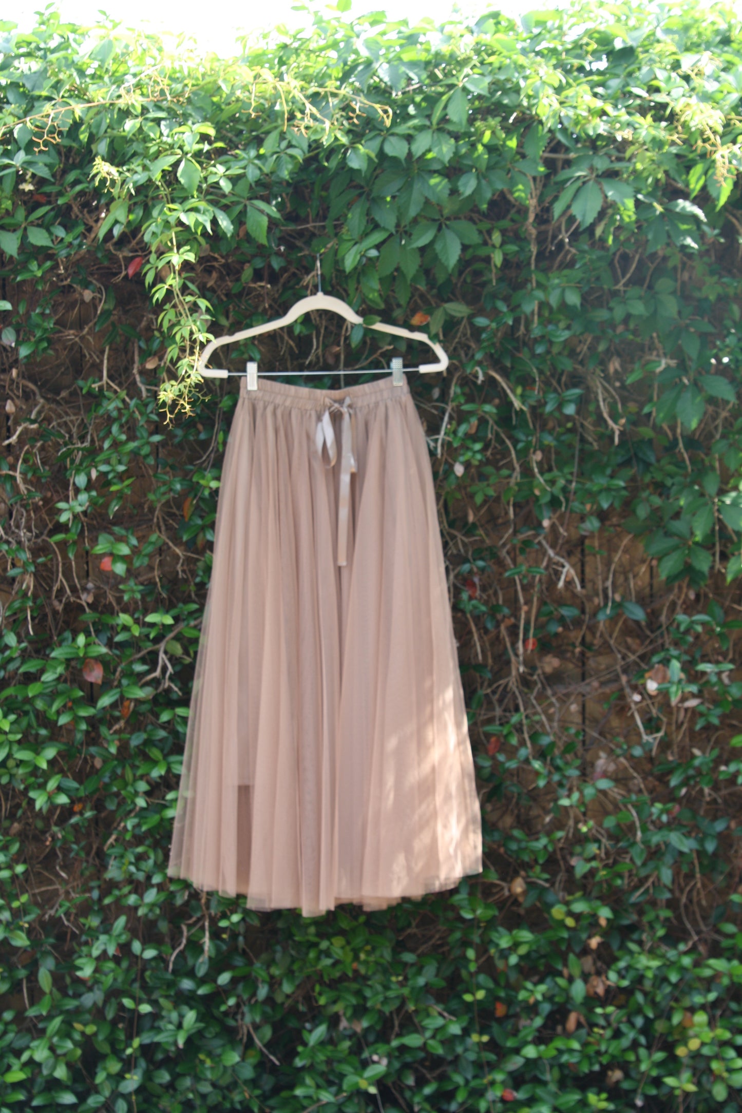 The Tulle Skirt in Mocha